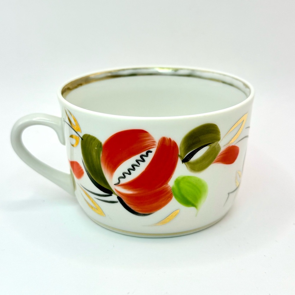 Polonne Vintage Soviet-Made Porcelain Tea Cup USSR СССР Полонне